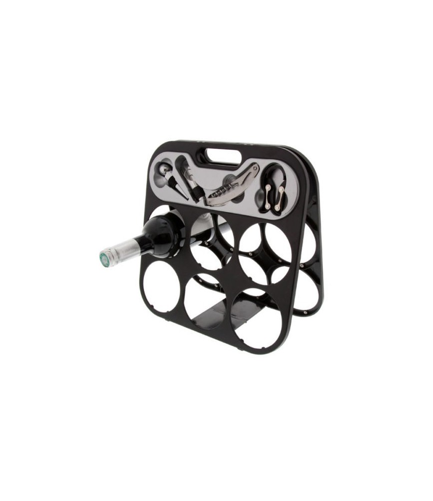 Porte-bouteilles pliable avec accessoires - PRADEL