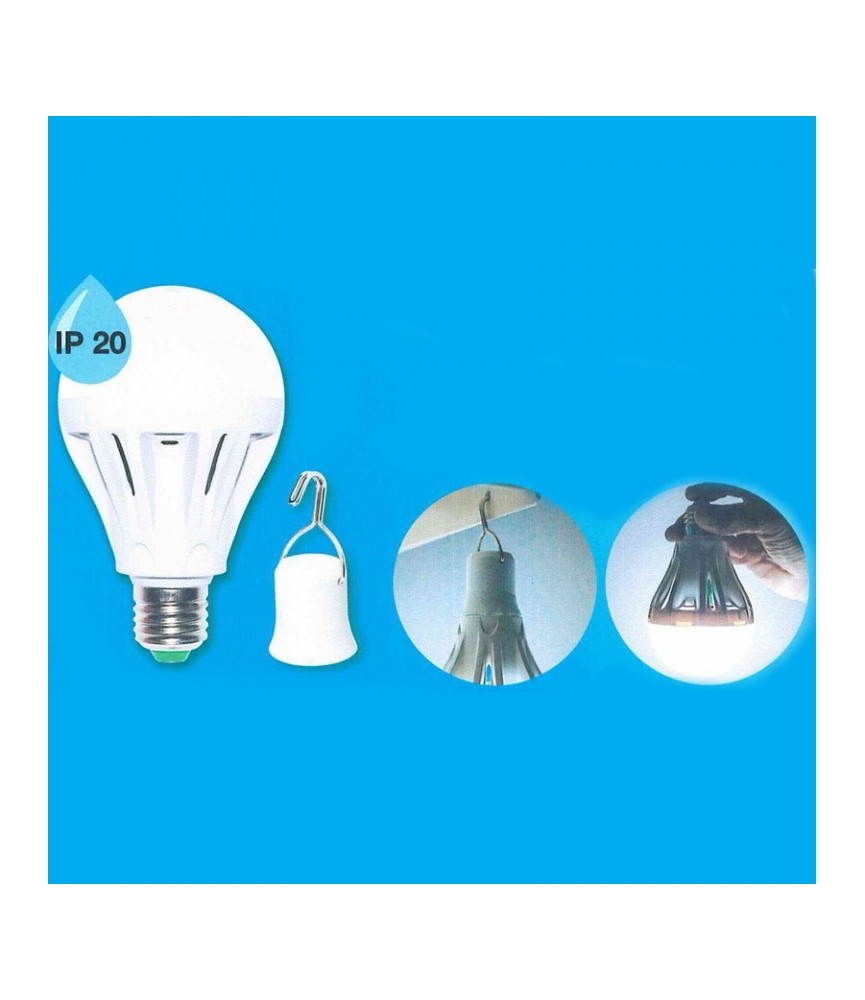 Ampoule anti-coupure et nomade LED SMD - E27 - 7W - FOXLIGHT