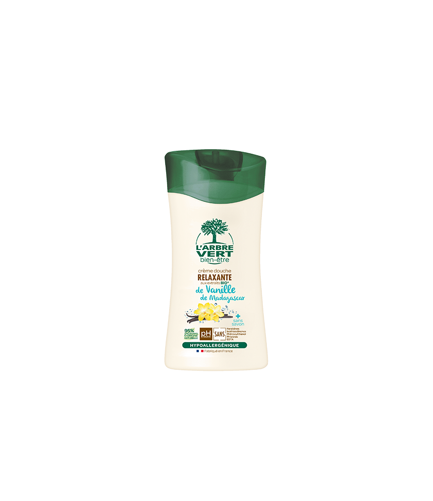 Crème Douche Relaxante - Aux extraits de Vanille de Madagascar - 250 ml - L'ARBRE VERT
