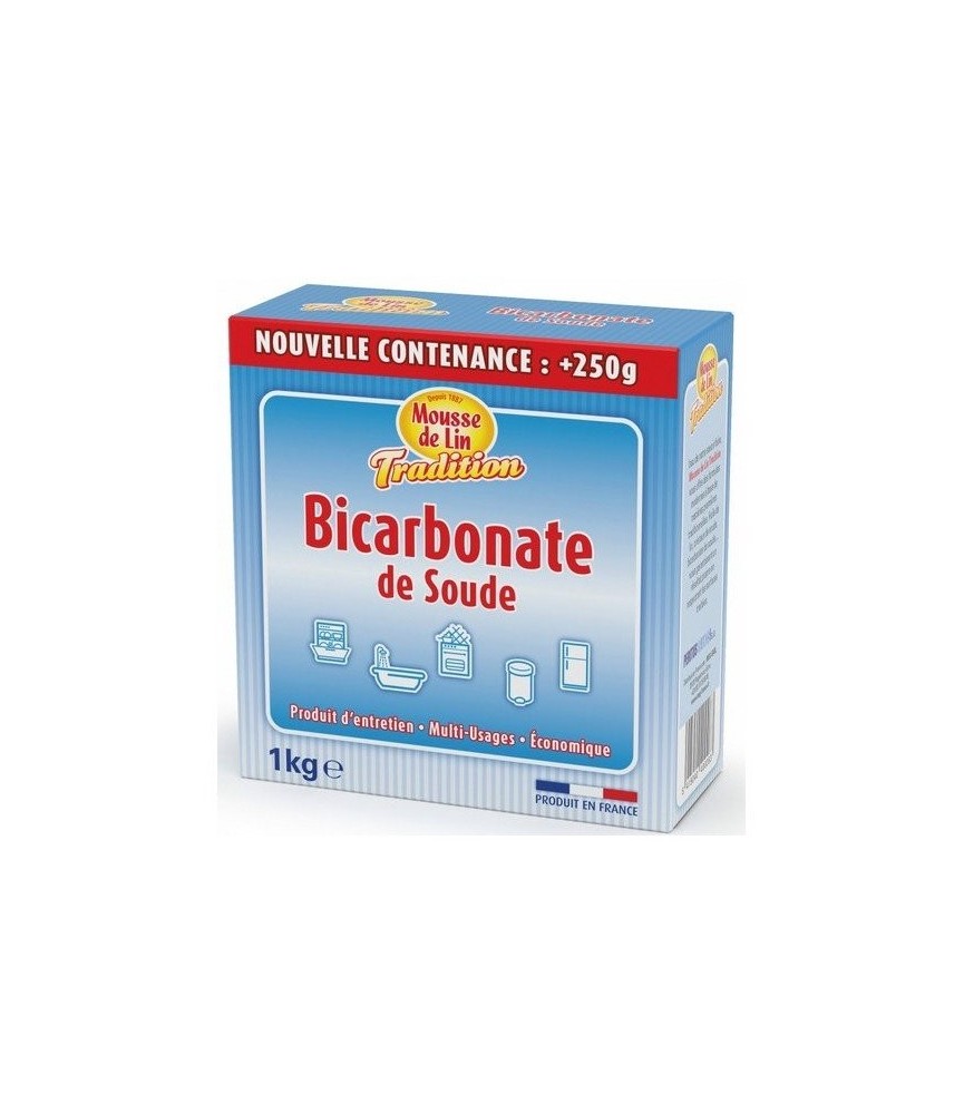 Mousse de Lin Tradition Bicarbonate de Soude - 1 Kg Mousse de Lin Tradition Bicarbonate de Soude - 1 Kg