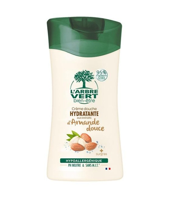 Crème Douche Hydratante - Aux extraits d'Amande douce - 250 ml - L'ARBRE VERT