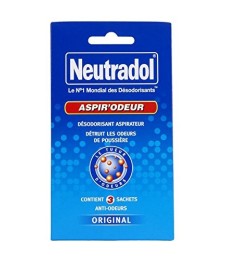 3 Sachets désodorisant pour Aspirateur - Aspi'Odeur - NEUTRADOL