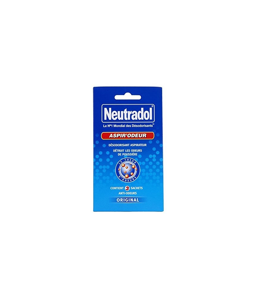 3 Sachets désodorisant pour Aspirateur - Aspi'Odeur - NEUTRADOL 3 Sachets désodorisant pour Aspirateur - Aspi'Odeur - NEUTRADOL