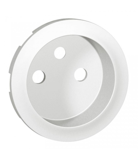 Enjoliveur Céliane pour prise de courant 2P+T standard - Blanc - LEGRAND