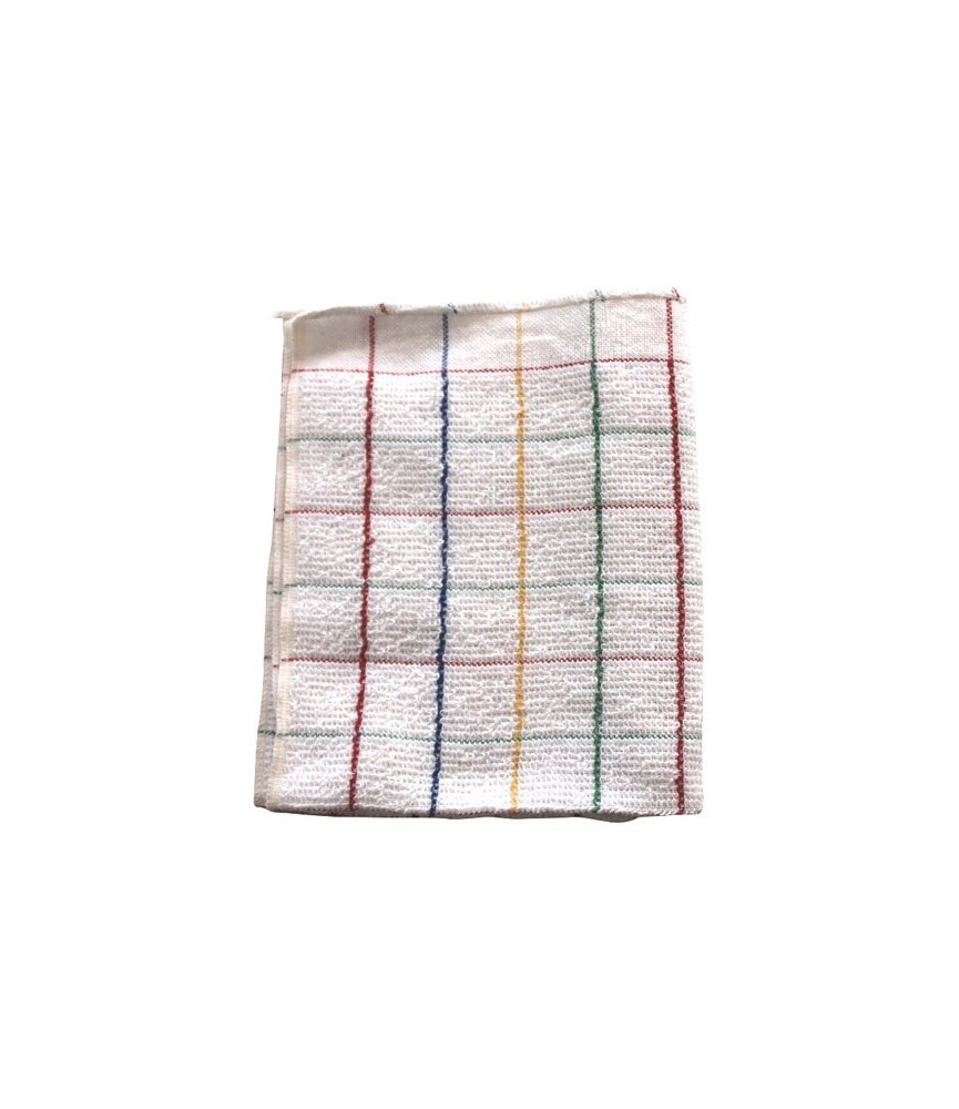Serpillière bi-matières - Blanc - 50 x 60 cm - TISSAGES DE BEAULIEU Serpillière bi-matières - Blanc - 50 x 60 cm - TISSAGES DE BEAULIEU