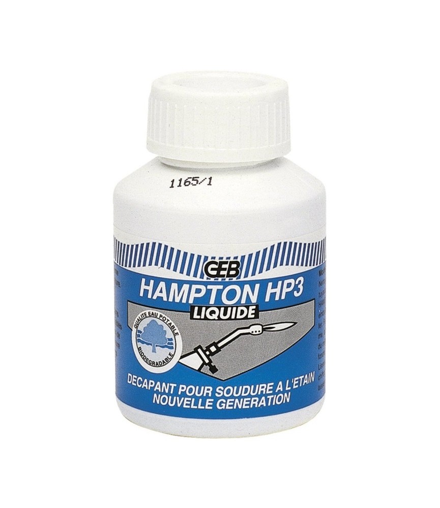 Gel décapant pour soudure à l'étain - Hampton HP3 - 80 ml - GEB Gel décapant pour soudure à l'étain - Hampton HP3 - 80 ml - GEB