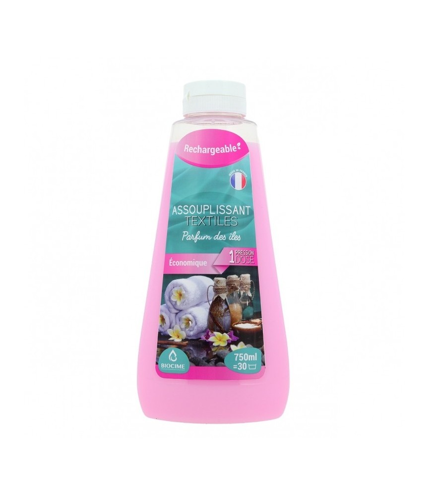 Assouplissant Textiles - Senteur des îles - 750 ml - BIOCIME