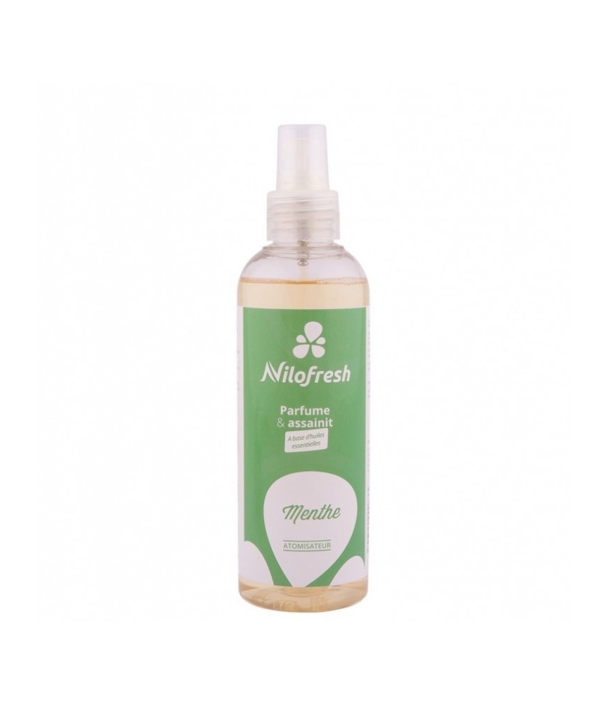 Neutraliseur d'odeur et désodorisant - Menthe fraîche - 200 ml - NILOFRESH Neutraliseur d'odeur et désodorisant - Menthe fraîche - 200 ml - NILOFRESH
