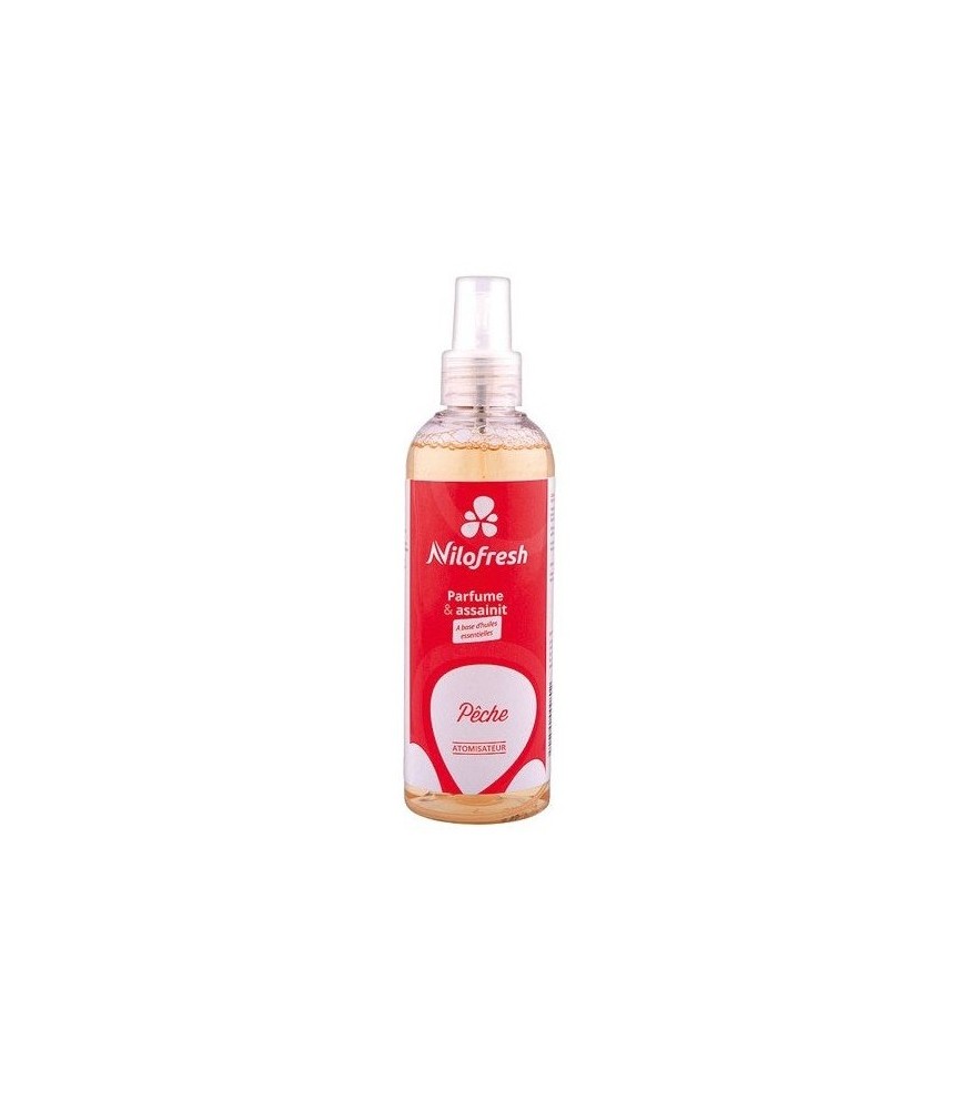 Neutraliseur d'odeur et désodorisant - Pêche - 200 ml - NILOFRESH Neutraliseur d'odeur et désodorisant - Pêche - 200 ml - NILOFRESH