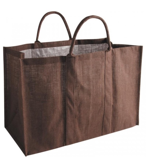 Sac à bûches en jute - 60 cm - AUBRY GASPARD
