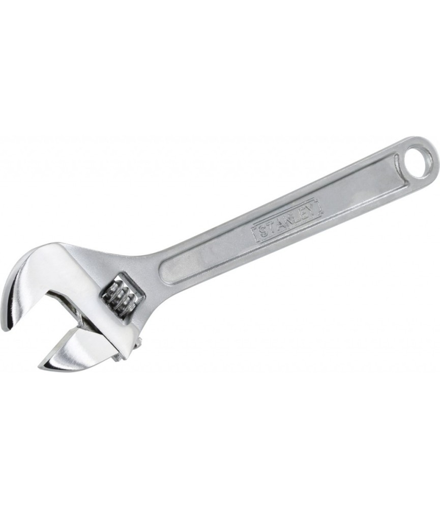 Clé à molette forgée - Chrome - 150 mm - STANLEY Clé à molette forgée - Chrome - 150 mm - STANLEY