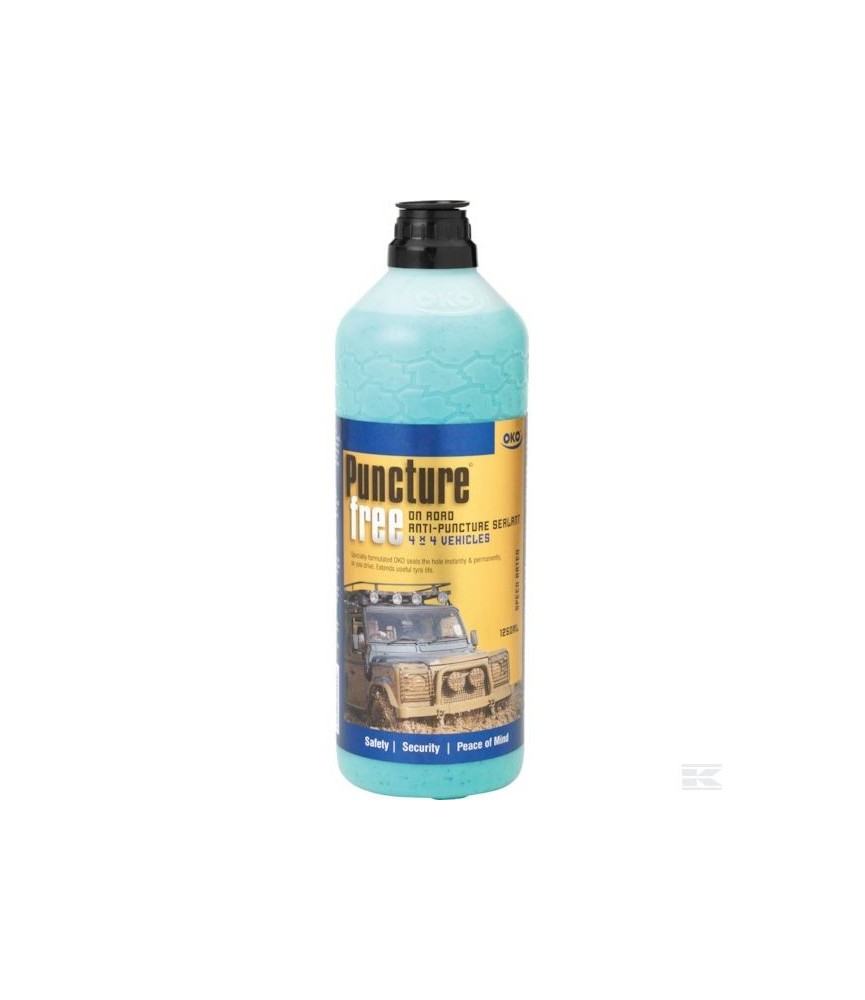 Mastic d'étanchéité pour pneu pour 4 x 4 - Anti-crevaison - 1250 ml - OKO Mastic d'étanchéité pour pneu pour 4 x 4 - Anti-crevaison - 1250 ml - OKO