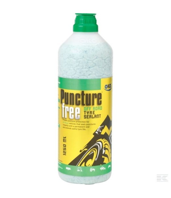 Mastic d'étanchéité pour pneu - véhicules hors route - Anti-crevaison - 1250 ml - OKO