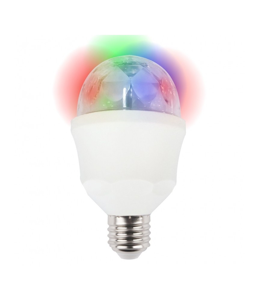 Ampoule rotative - Disco - LED - E27 - 230 V - FOXLIGHT