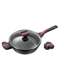 Sauteuse façon pierre - Manche amovible - Volna - 24 cm - PRADEL