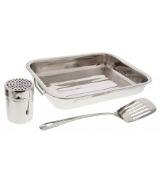Set à lasagne en Inox - 3 éléments - PRADEL