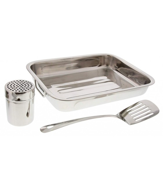 Set à lasagne en Inox - 3 éléments - PRADEL
