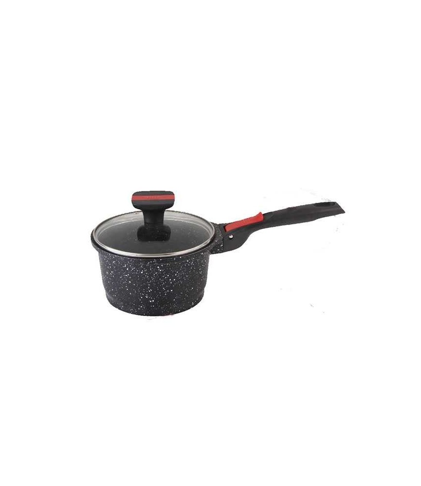 Casserole façon pierre - Manche amovible - Volna - 16 cm - PRADEL Casserole façon pierre - Manche amovible - Volna - 16 cm - PRADEL
