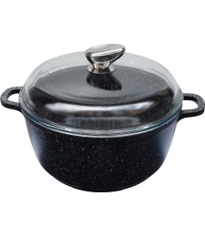 Faitout façon pierre -anti-adhésif - 20 cm - PRADEL