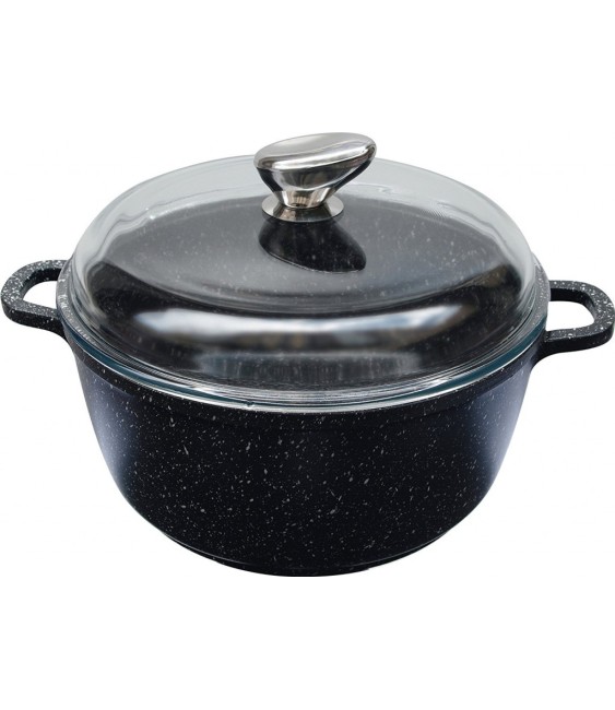 Faitout façon pierre -anti-adhésif - 20 cm - PRADEL