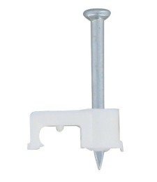 20 Cavaliers Fixfor - pour câble méplat 2 x 1 mm² - Blanc - LEGRAND