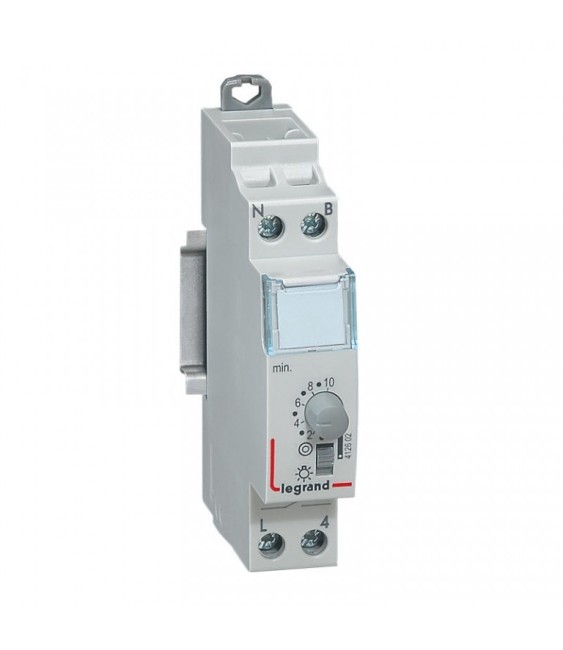 Minuterie modulaire 230V~ 50Hz et 60Hz - sortie 16A 250V~ - 1 module - LEGRAND