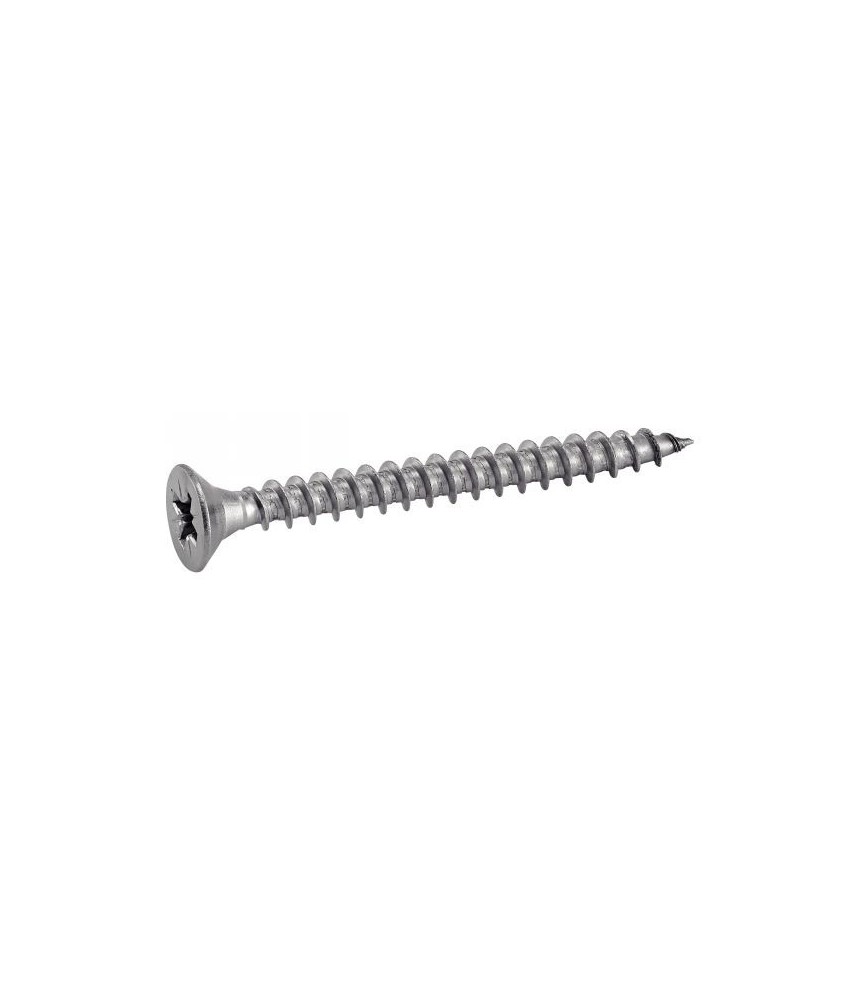 Vis pour bois aggloméré - Tête fraisée PZ - 80 mm - Lot de 100 - ACTON