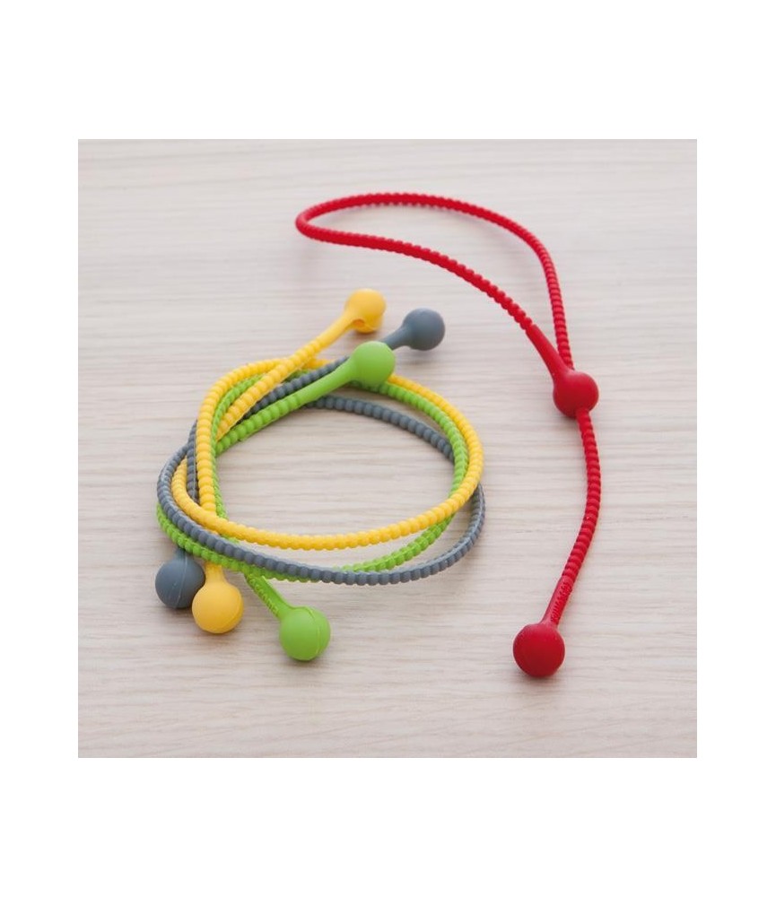 Lacets en silicone pour bouquets de légumes - 35 cm - TESCOMA Lacets en silicone pour bouquets de légumes - 35 cm - TESCOMA