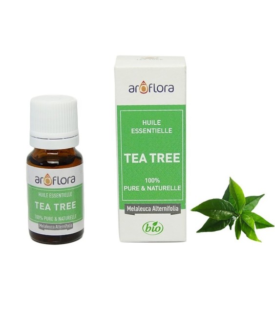 Huile essentielle BIO de Tea Tree 100% pure et naturelle -10 ml - AROFLORA