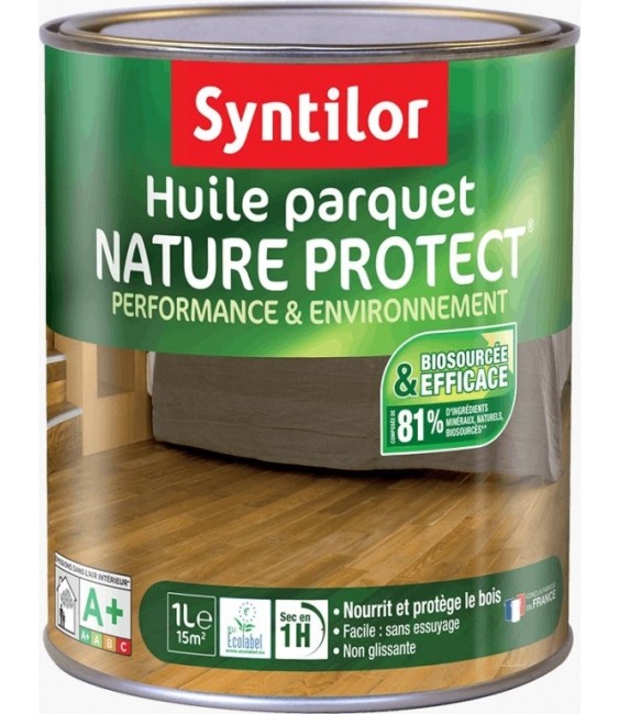 Huile pour parquet - Nature Protect - Incolore - 1 L - SYNTILOR