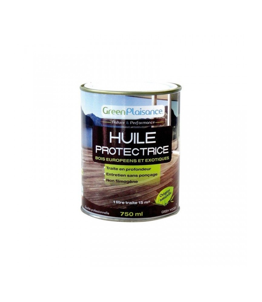 Huile de protection pour mobilier de jardin en teck - 750 ml - GREEN PLAISANCE