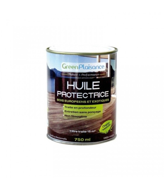 Huile de protection pour mobilier de jardin en teck - 750 ml - GREEN PLAISANCE