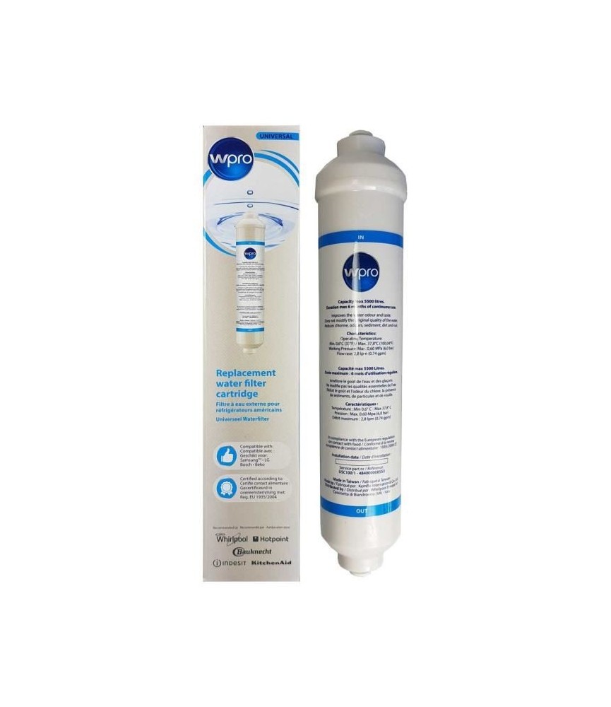 Filtre à eau pour réfrigirateur américain - USC100 - WPRO Filtre à eau pour réfrigirateur américain - USC100 - WPRO