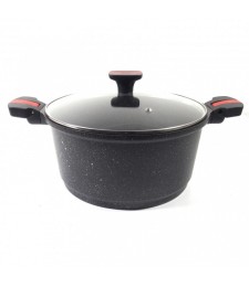 Faitout façon pierre - Poignées amovibles - Volna - 28 cm - PRADEL