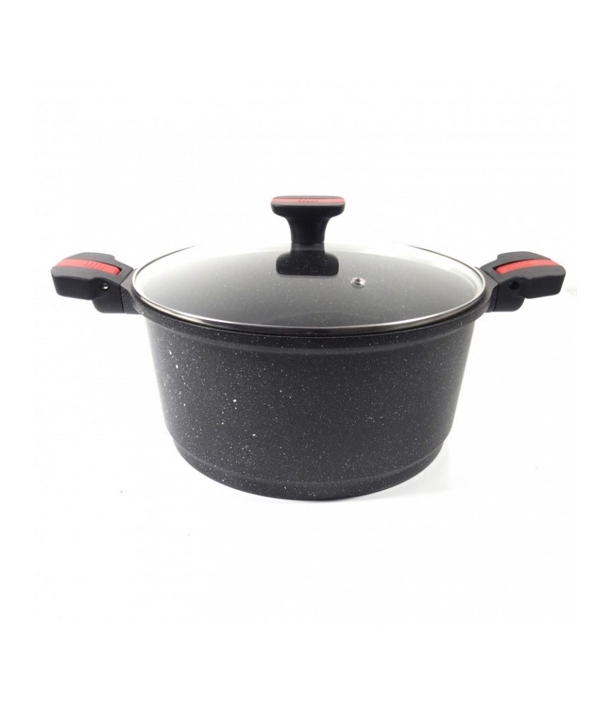 Faitout façon pierre - Poignées amovibles - Volna - 28 cm - PRADEL