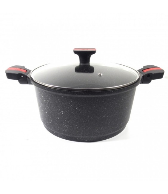 Faitout façon pierre - Poignées amovibles - Volna - 28 cm - PRADEL