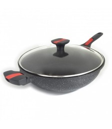Wok façon - Poignées amovibles - Volna - 32 cm - PRADEL