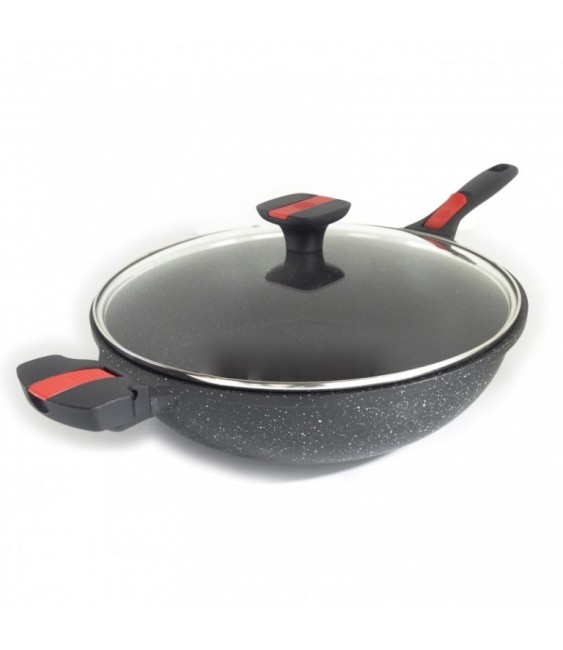 Wok façon - Poignées amovibles - Volna - 32 cm - PRADEL