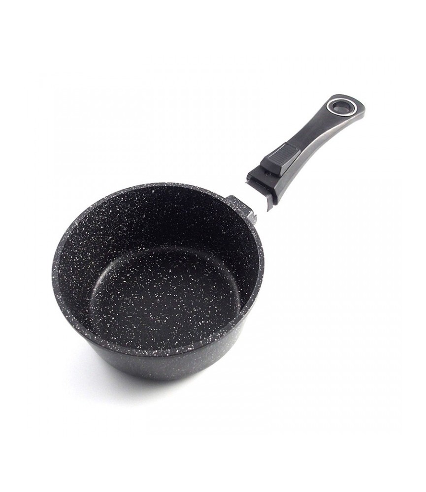 Casserole façon pierre - Poignées amovibles - 16 cm - PRADEL Casserole façon pierre - Poignées amovibles - 16 cm - PRADEL