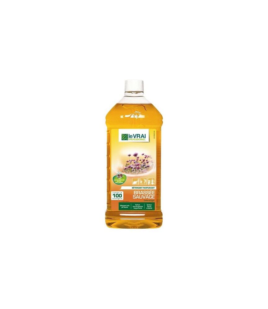 Détergent longue durée - Sols et surfaces - Brassée sauvage - 1 L - LE VRAI PROFESSIONNEL