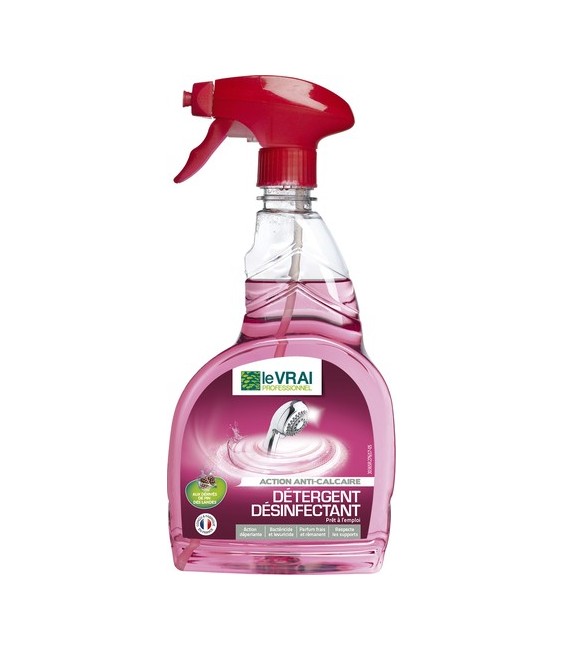 Détergent / Désinfectant - Sanitaire 5 en 1 - 750 ml - LE VRAI PROFESSIONNEL