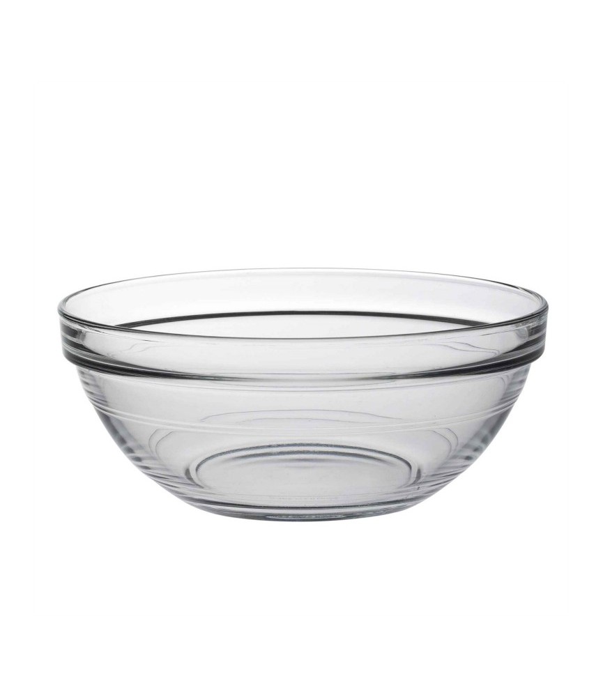 Saladier empillable en verre trempé - 17 cm - Transparent - DURALEX