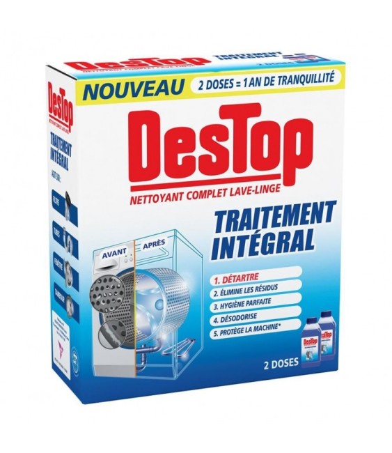 Nettoyant complet lave-linge - traitement intégral - 500 ml - DESTOP