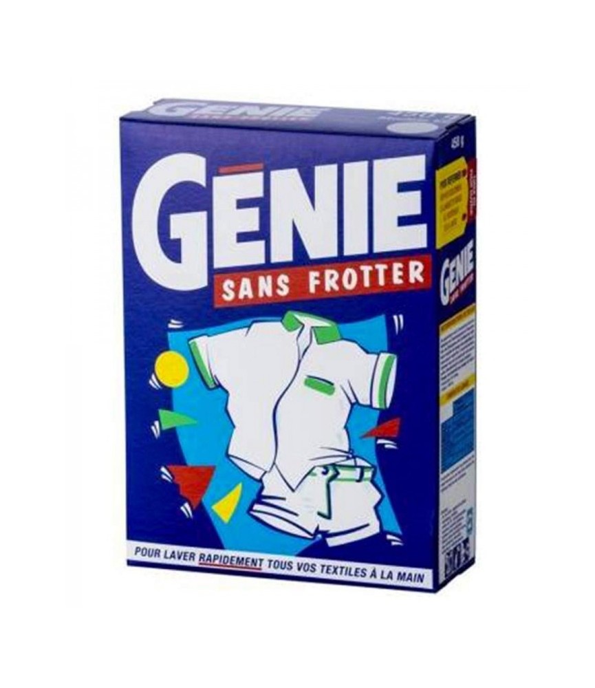 Lessive main - Sans frotter - 450 grs - GENIE Lessive main - Sans frotter - 450 grs - GENIE
