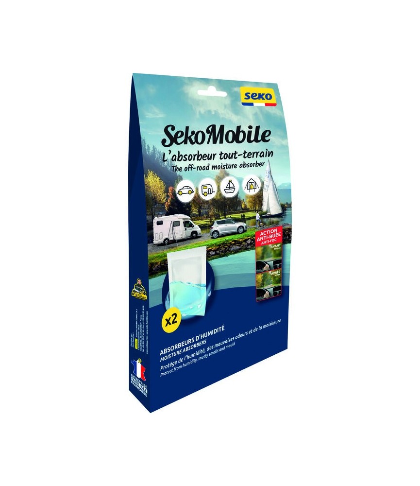 2 sachets Absobeurs d'humidité - Sekobag - 20 m² - SEKO 2 sachets Absobeurs d'humidité - Sekobag - 20 m² - SEKO