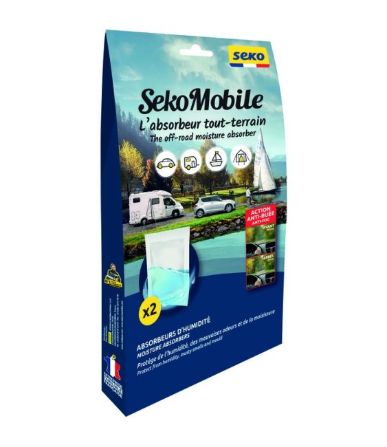 2 sachets Absobeurs d'humidité - Sekobag - 20 m² - SEKO