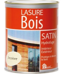 Lasure Bois - Satin - Hydrofuge - Incolore - 0.75 L - RECA