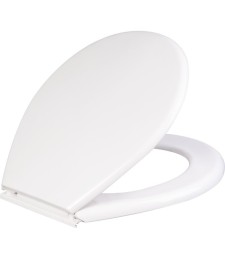 Abattant WC en polypropylène - Double - Luna 100 - Blanc -
