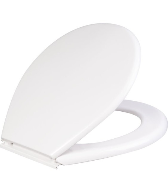 Abattant WC en polypropylène - Double - Luna 100 - Blanc -