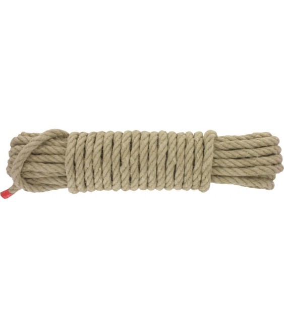 Corde en chanvre - 10 Mètres - 12 mm - CORDEIE TOURNANAISE